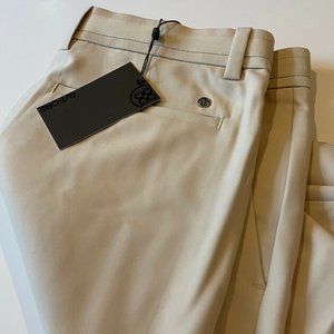 G/Fore Golf Men's 34 Club Short Golf Shorts Cream Khaki